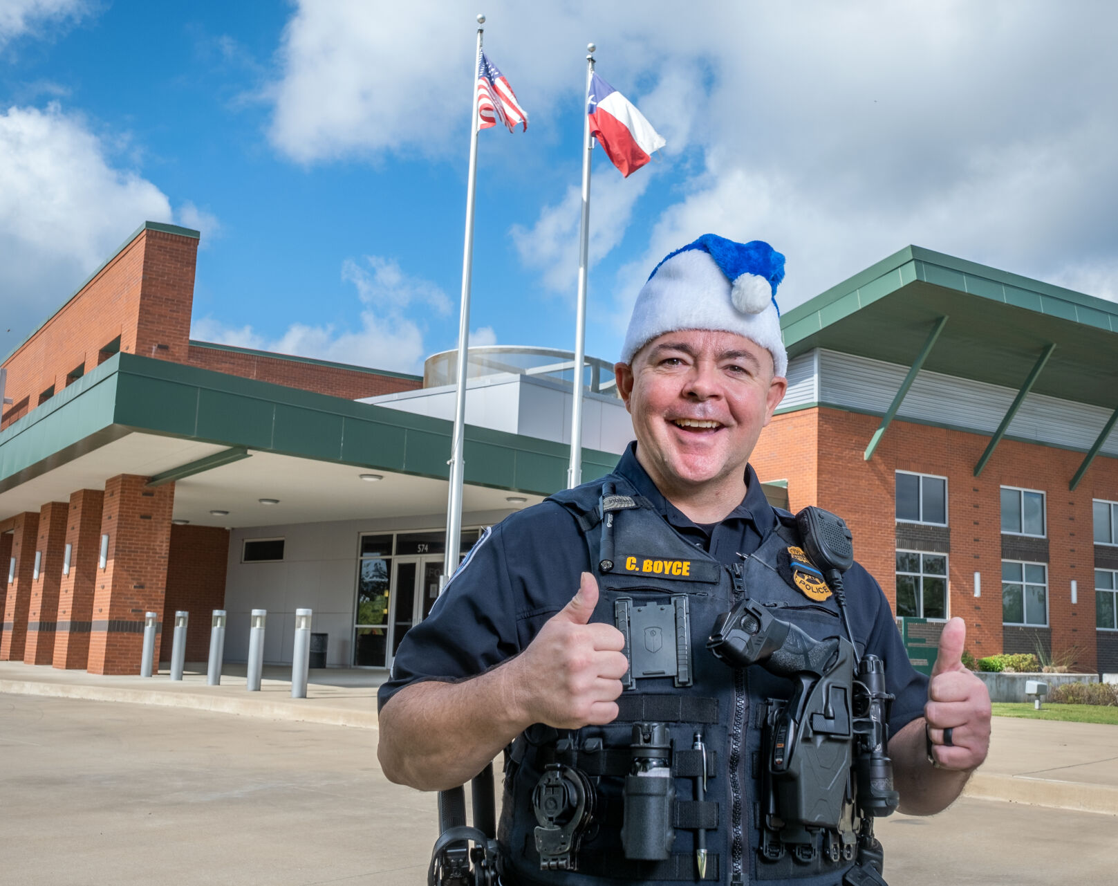 Tyler PD Blue Santa